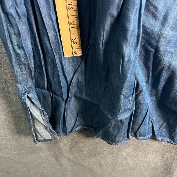 Laurie Felt Women Dress Size Medium Blue Denim Duster Dress - Picture 11 of 15